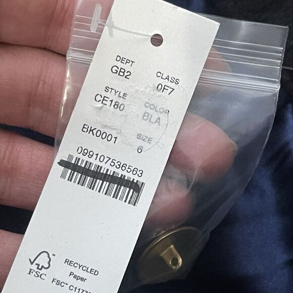 J.CREW Toscana Coat Italian Stadium Cloth Wool Blend 6 Black NEW Jacket CE180 - Picture 9 of 14